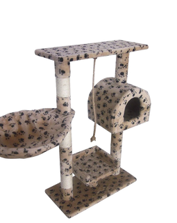 Leopet Kbm001 2grau Cat Tree Scratching Post Kitten Climbing Excercise